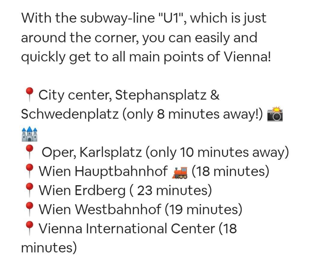 Center ! 3 Stops Away From The Center Of Vienna! Exterior photo